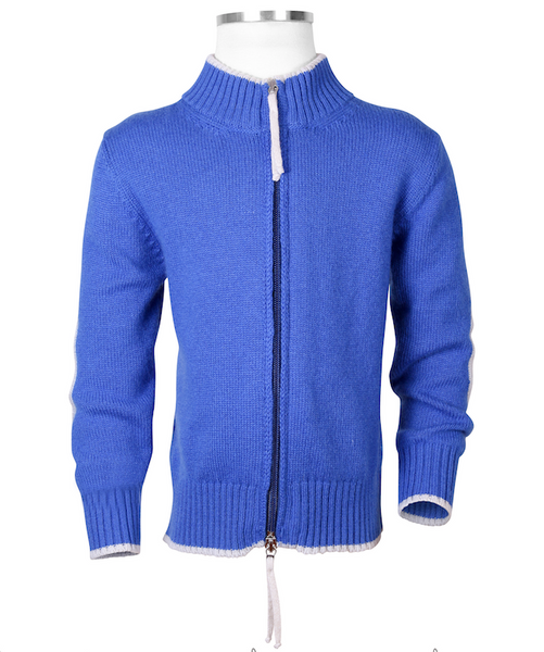 Zip Lunga Bicolore e Toppe